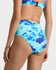High-waisted Bikini Bottom Coral Reef - Blue Oxygene / Vilebrequin Sale