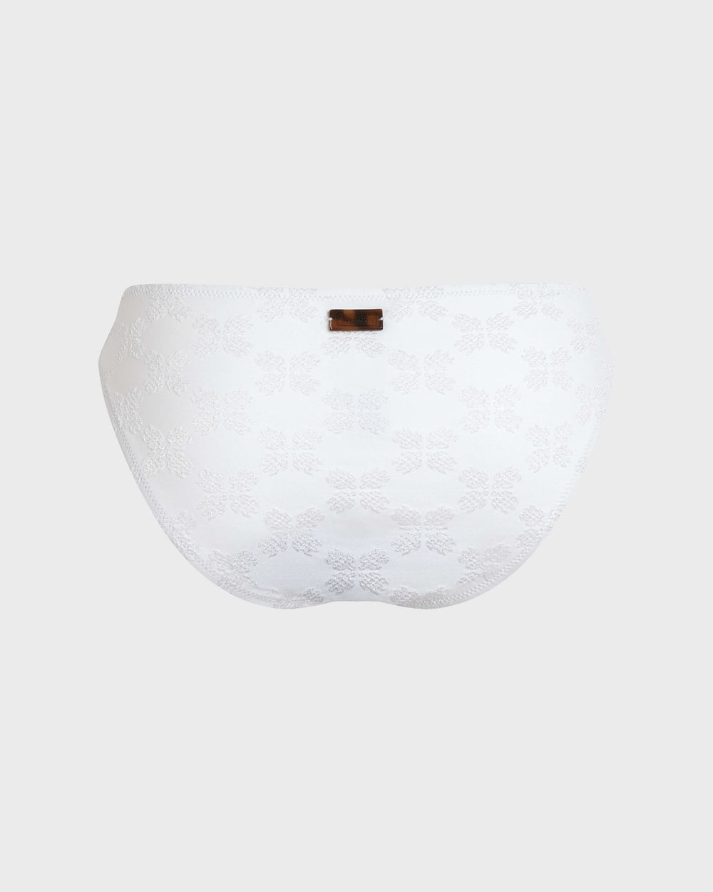 Midi brief Bikini Bottom Turtle Monogram Jacquard - White / Vilebrequin On sale
