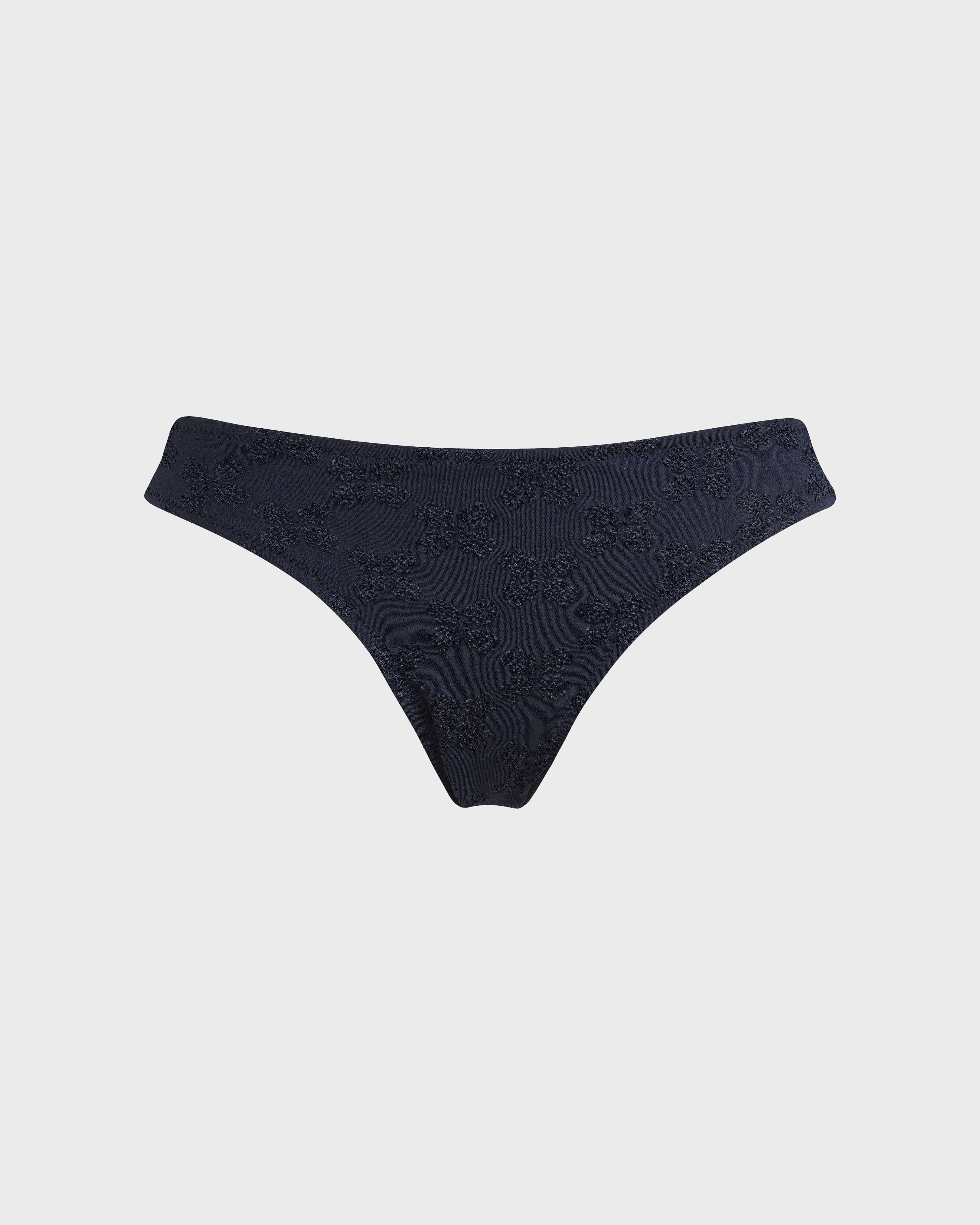 Midi Brief Bikini Bottom Turtles Monogram - Blue Navy / Vilebrequin Discount