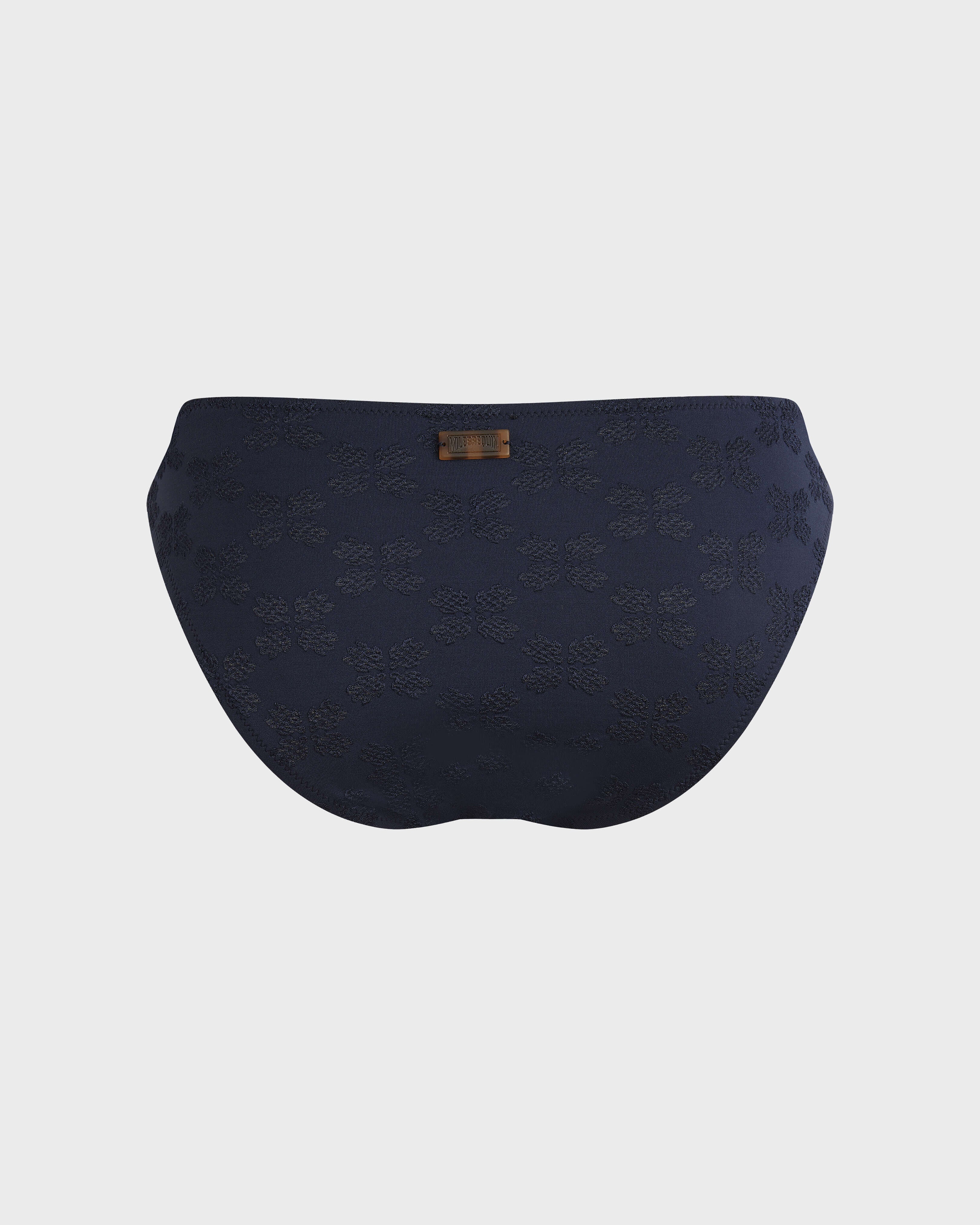 Midi Brief Bikini Bottom Turtles Monogram - Blue Navy / Vilebrequin Discount