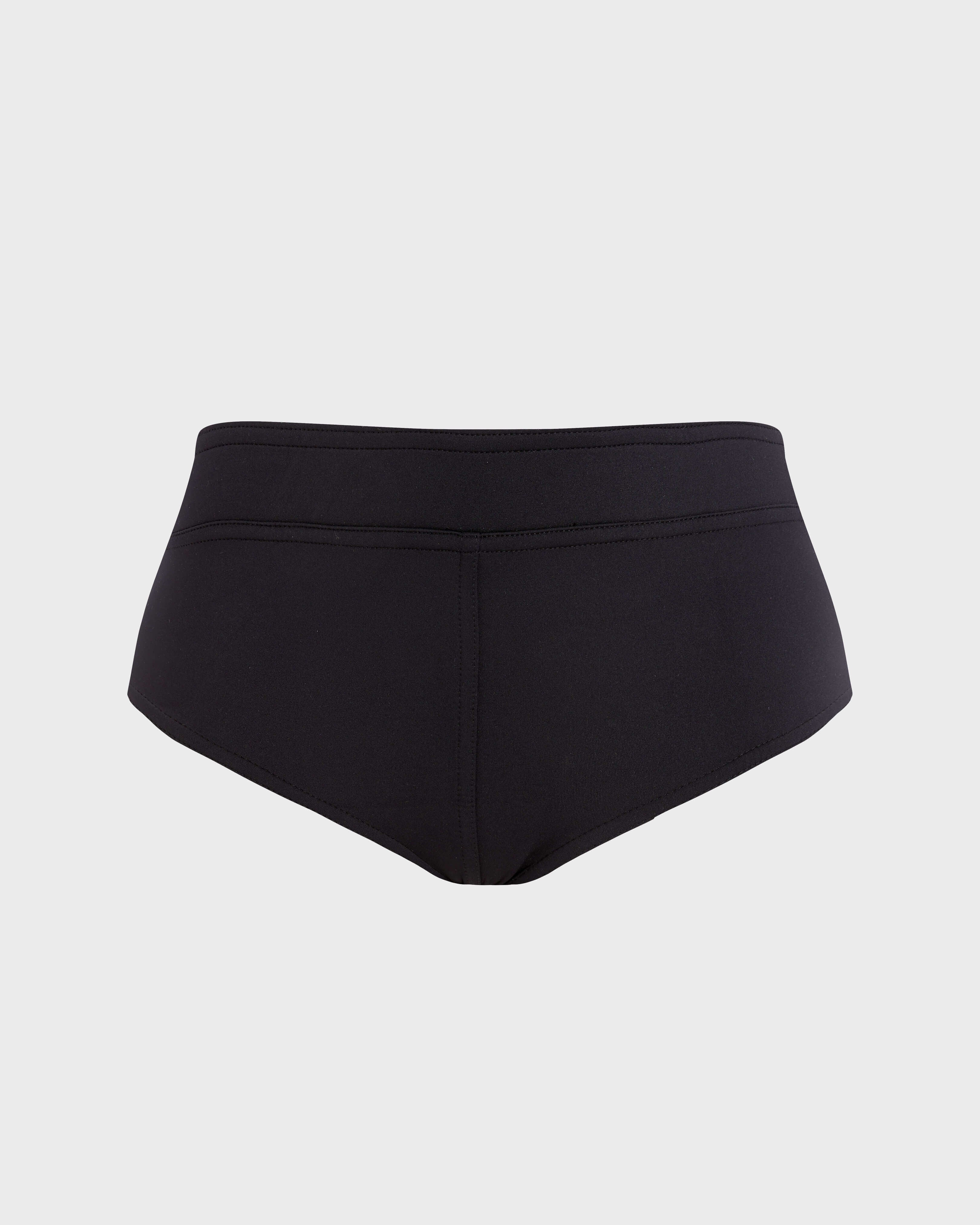 Midi Brief Sculpting Bikini Bottom Solid - Black / Vilebrequin Sale