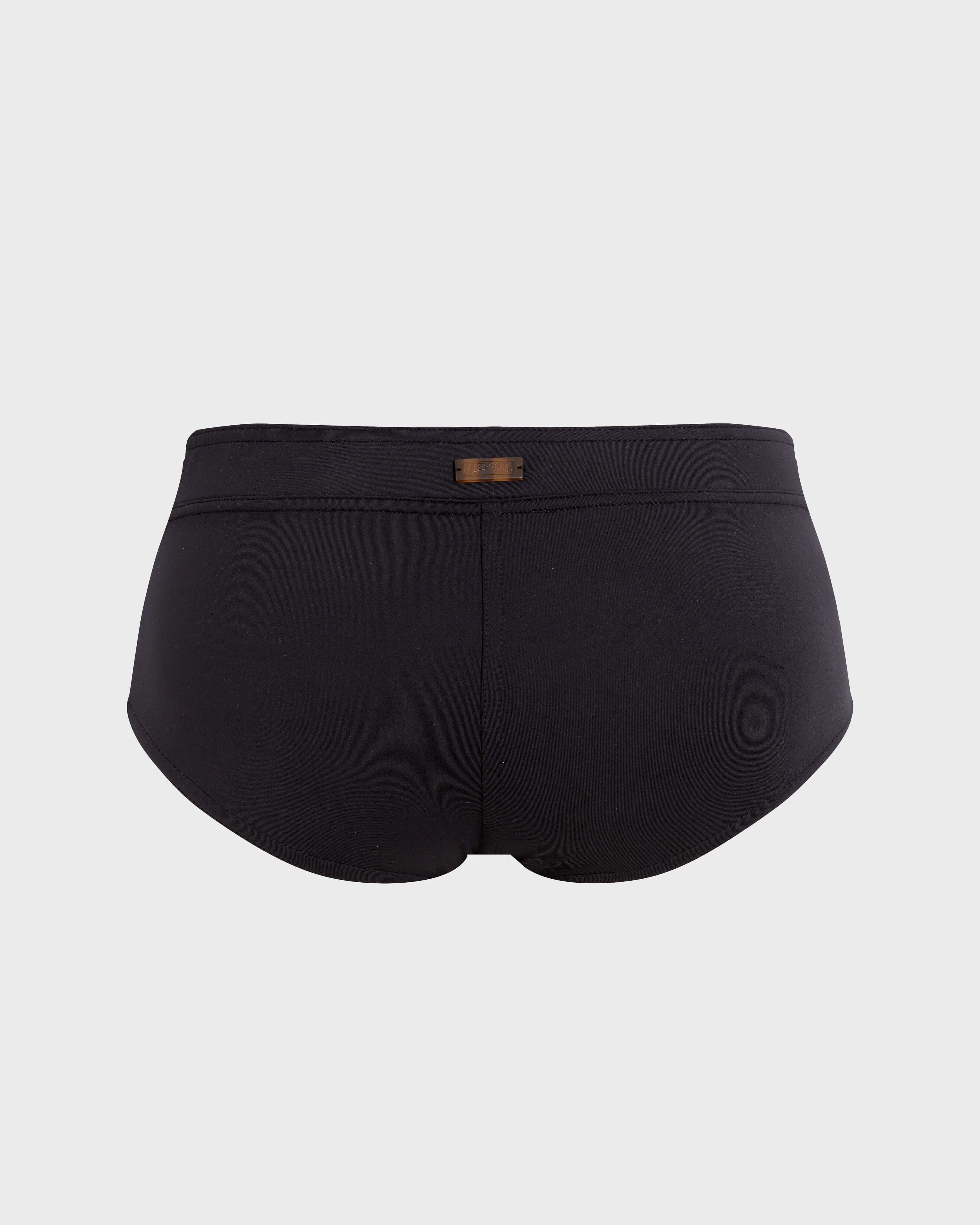 Midi Brief Sculpting Bikini Bottom Solid - Black / Vilebrequin Sale