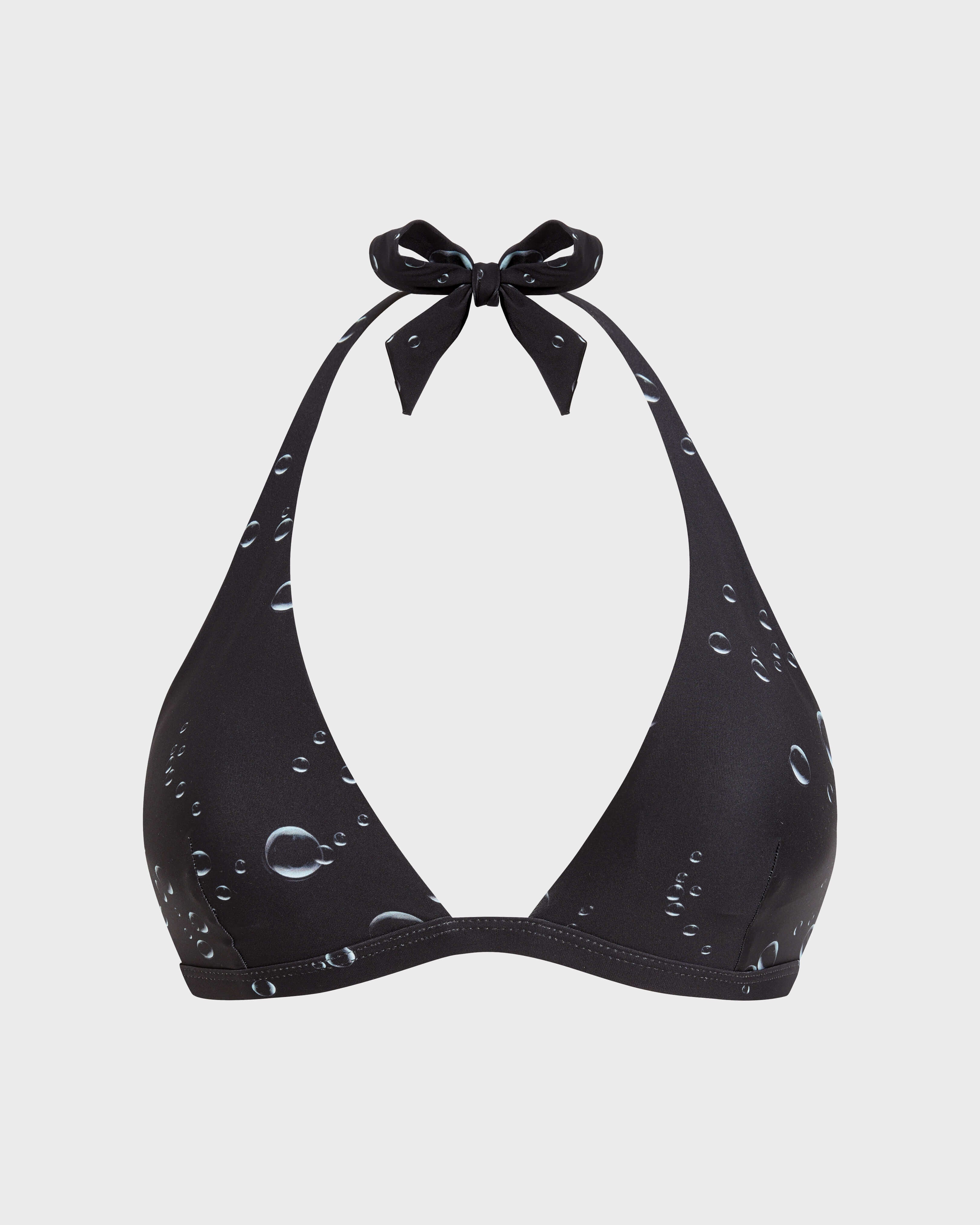 Halter Bikini Top Bubble 3D - Black / Vilebrequin On sale