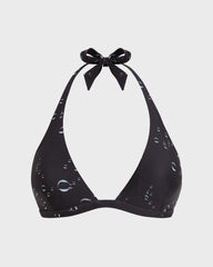 Halter Bikini Top Bubble 3D - Black / Vilebrequin On sale
