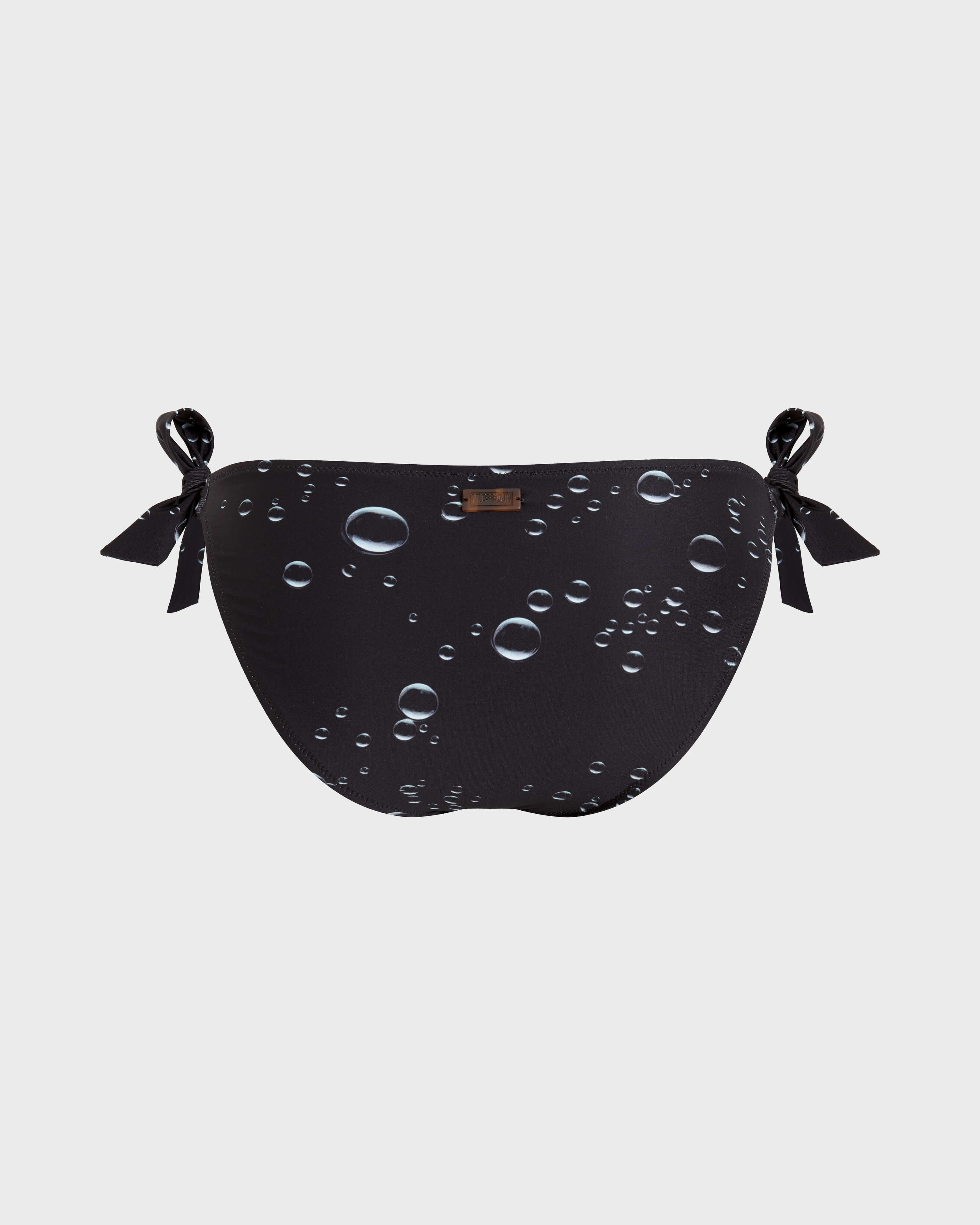 Side Tie Bikini Bottom Bubble 3D - Black / Vilebrequin For sale