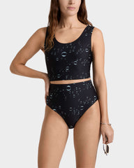 High-waisted Bikini Bottom Bubble 3D - Black / Vilebrequin US