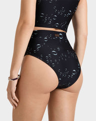 High-waisted Bikini Bottom Bubble 3D - Black / Vilebrequin US