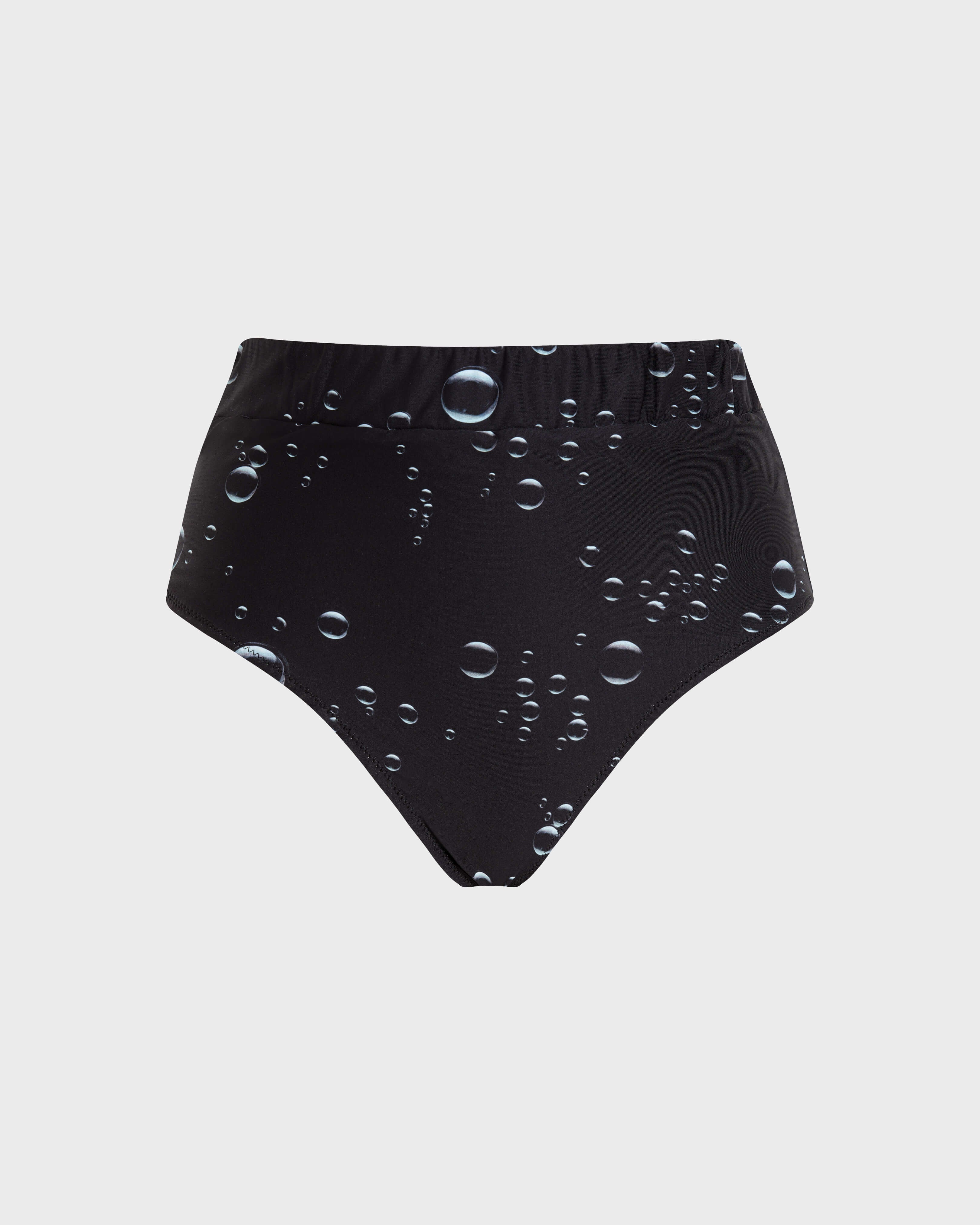 High-waisted Bikini Bottom Bubble 3D - Black / Vilebrequin US