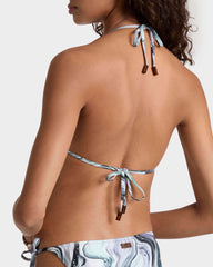 Triangle Bikini Top Marble - White / Vilebrequin New