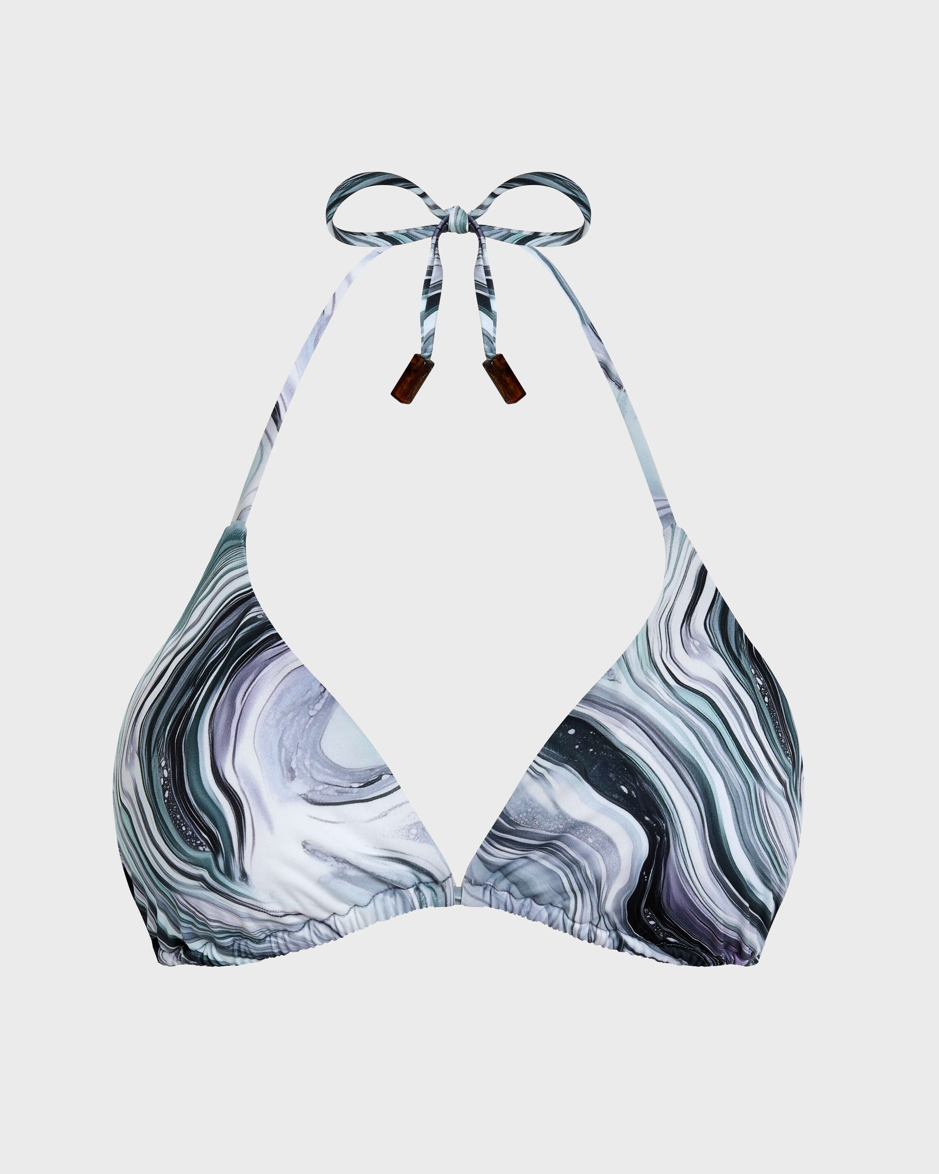 Triangle Bikini Top Marble - White / Vilebrequin New