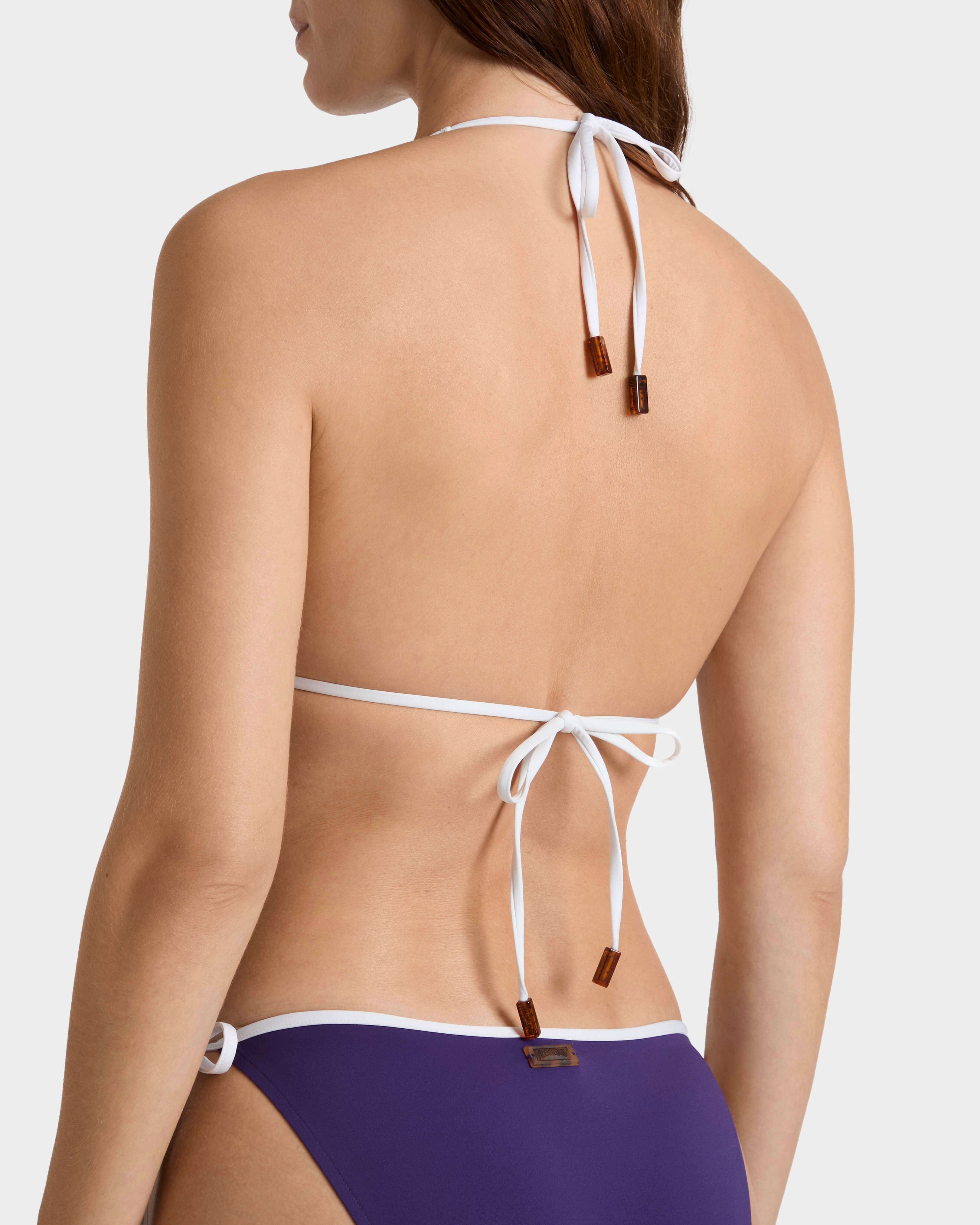 Triangle Bikini Top Solid - Purple Violette / Vilebrequin Sale