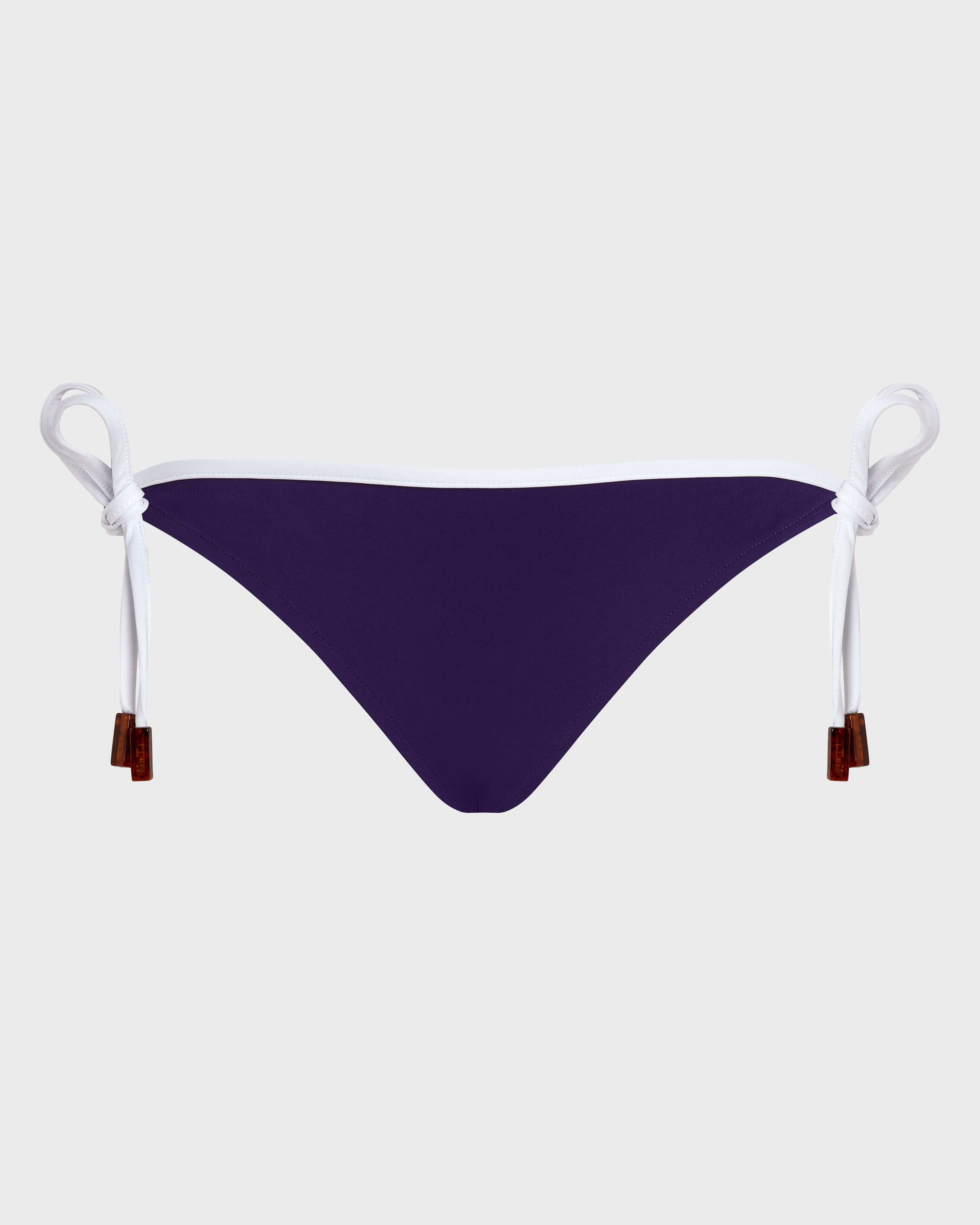 Side Tie Bikini Bottom Solid - Purple Violette / Vilebrequin On sale