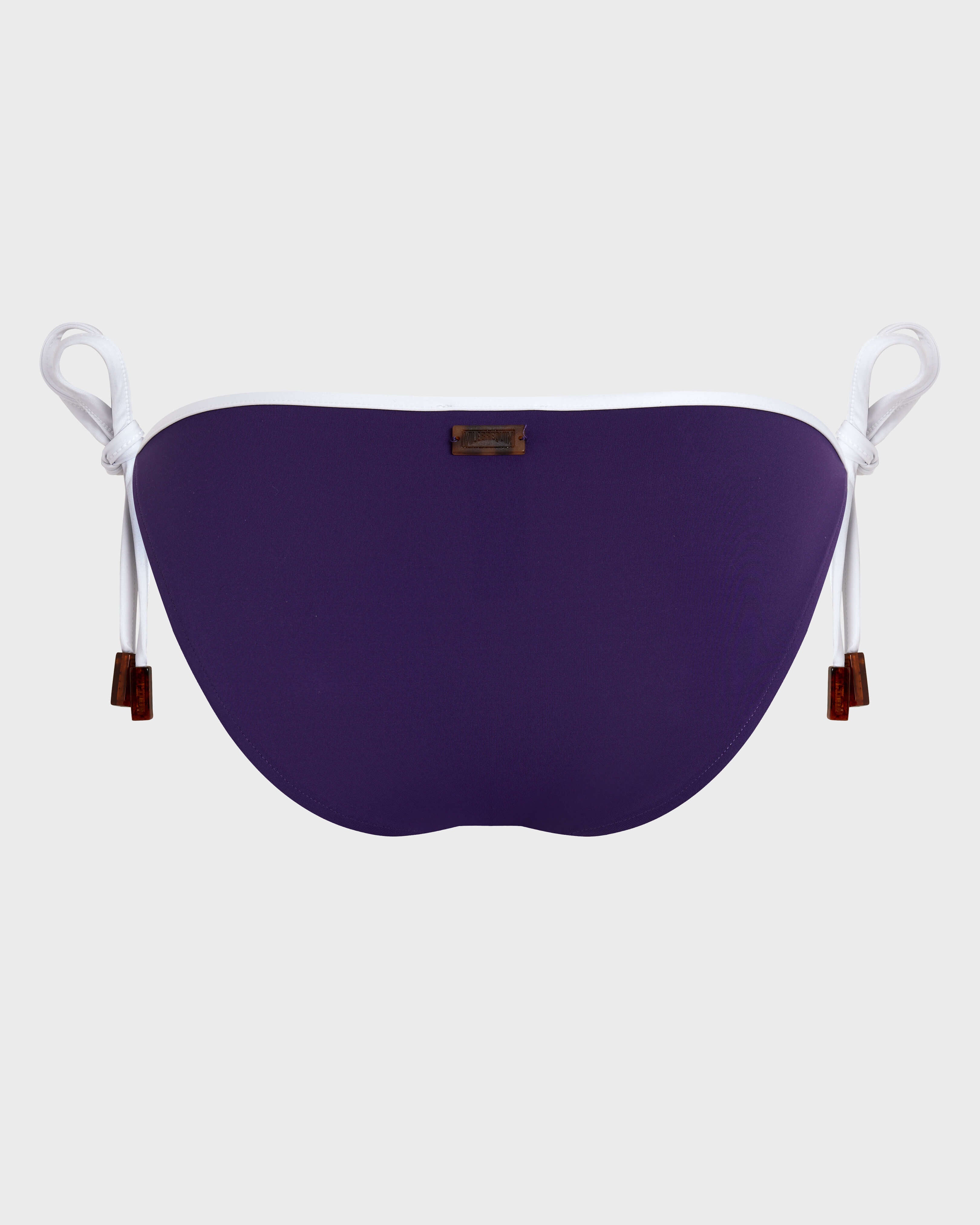 Side Tie Bikini Bottom Solid - Purple Violette / Vilebrequin On sale