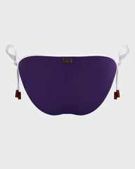 Side Tie Bikini Bottom Solid - Purple Violette / Vilebrequin On sale