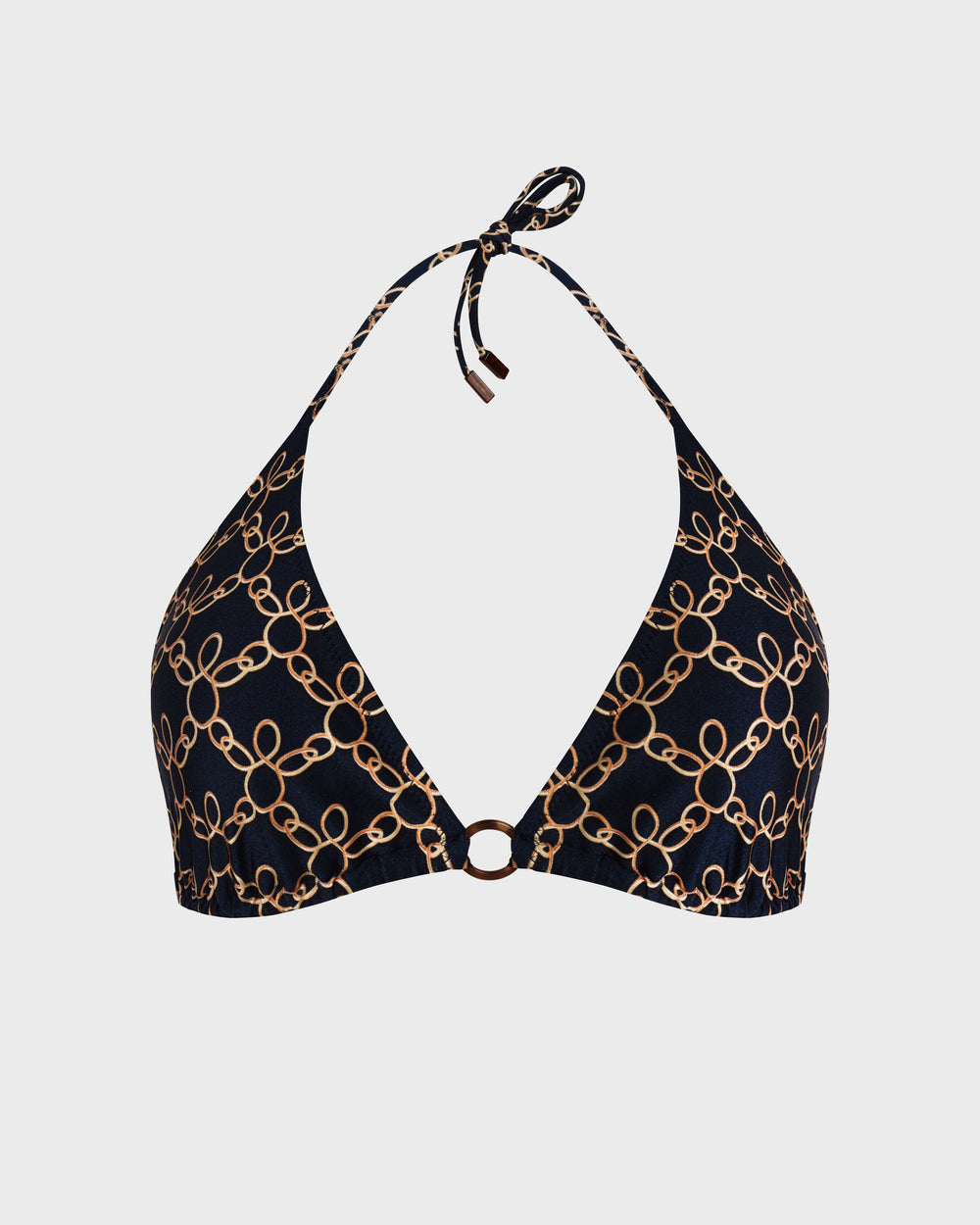 Triangle Bikini Top Turtles Chain - Blue Navy / Vilebrequin For sale
