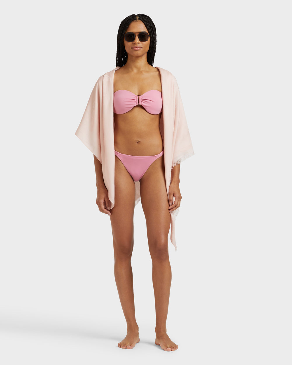 Tanga Bikini Bottom Solid - Pink Boudoir / Vilebrequin Online