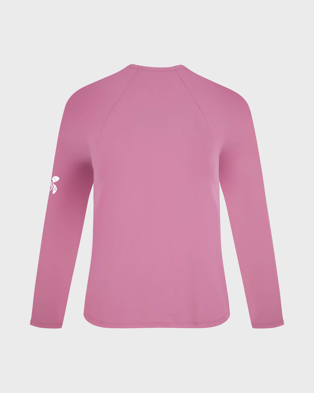 Long Sleeves Rashguard Top Solid - Pink Boudoir / Vilebrequin On sale