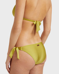 Solid Stretch Shiny Bikini Bottom - Green Wormwood / Vilebrequin US