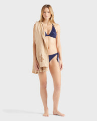 Halter Bikini Top Relief Sparkling - Blue Navy / Vilebrequin Sale