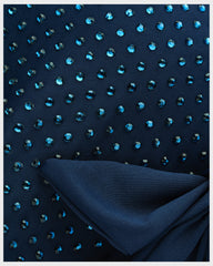 Halter Bikini Top Strass - Blue Navy / Vilebrequin For sale