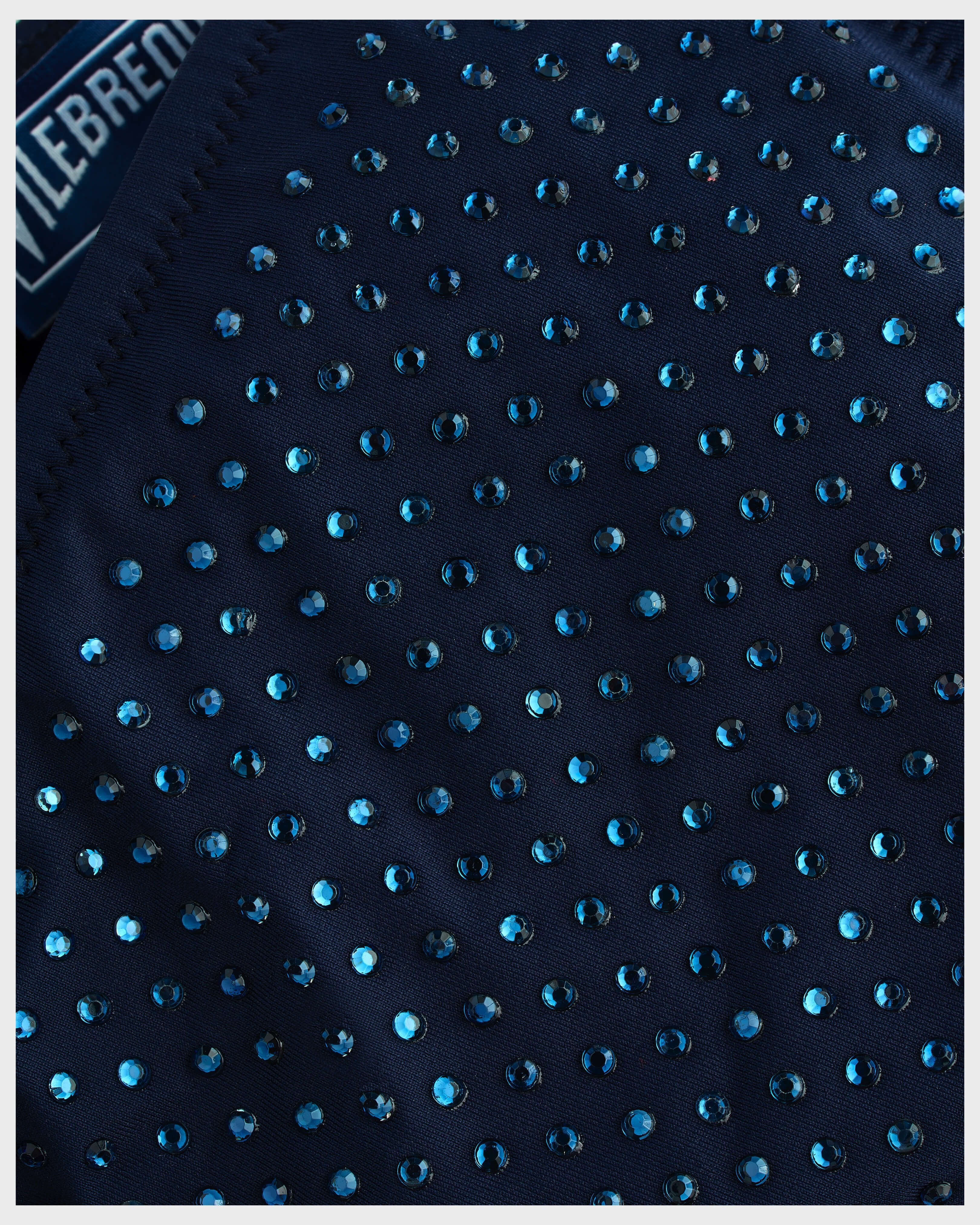 Mini brief Bikini Bottom Strass - Blue Navy / Vilebrequin Discount