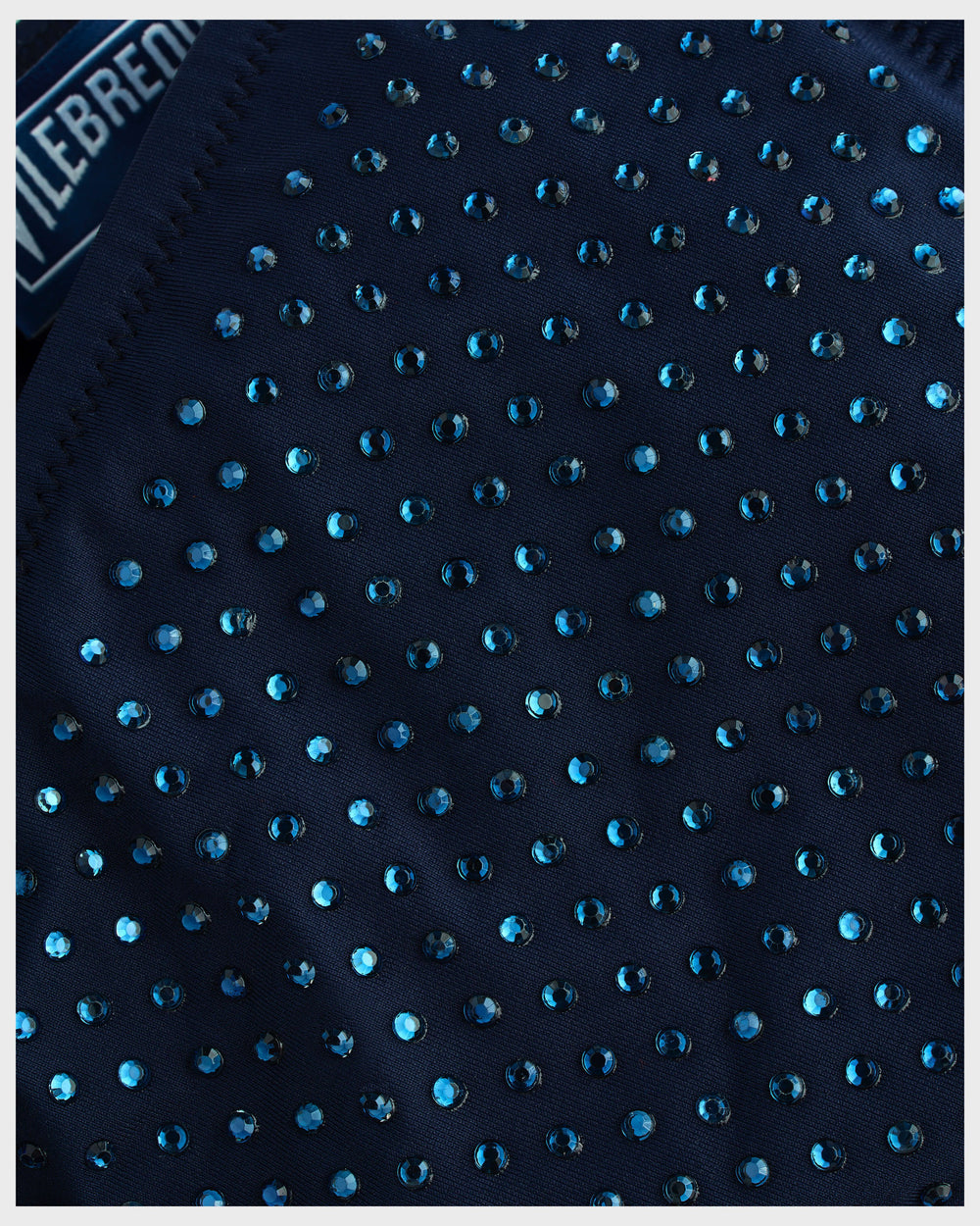 Mini brief Bikini Bottom Strass - Blue Navy / Vilebrequin Discount