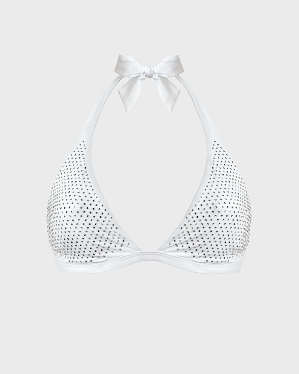 Halter Bikini Top Strass - White / Vilebrequin US