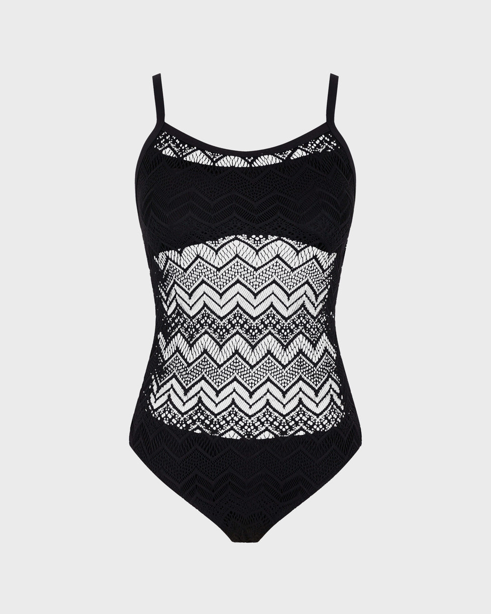 Lace One-piece Swimsuit - Black / Vilebrequin On sale