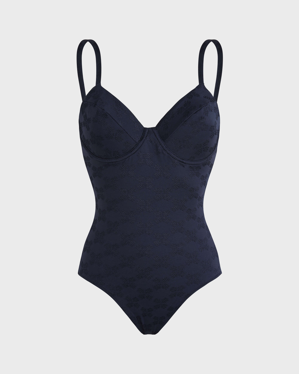Underwire One-piece Swimsuit Turtles Monogram - Blue Navy / Vilebrequin For sale