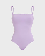 Bustier One-piece Swimsuit Solid - Purple Fleur / Vilebrequin Outlet