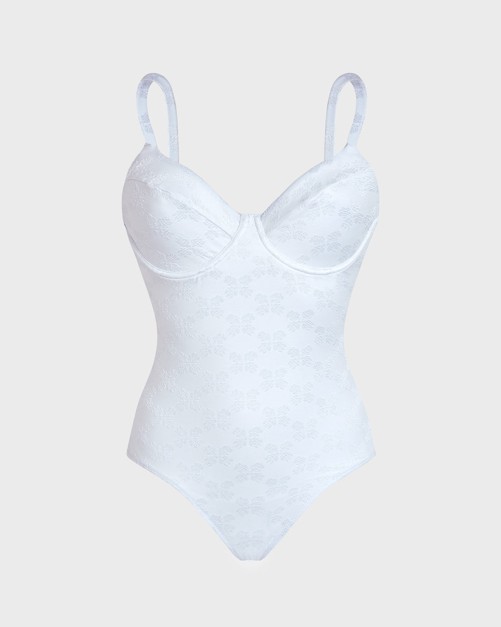 Underwire One-piece Swimsuit Turtles Monogram - White / Vilebrequin For sale