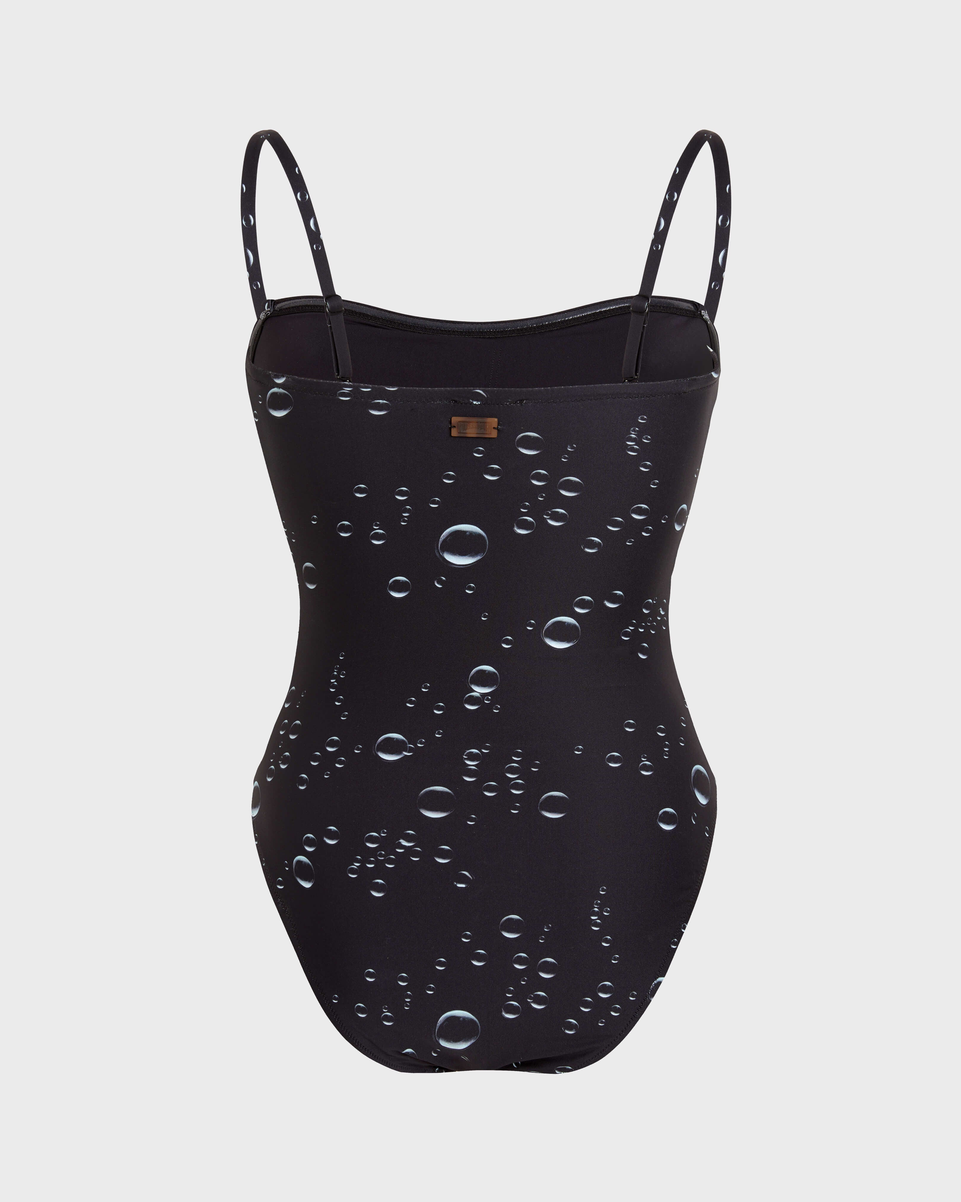 Bustier One-piece Swimsuit Bubble 3D - Black / Vilebrequin Discount