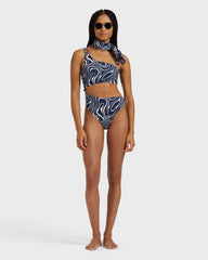 Asymmetric One-piece swimsuit Orcas - Blue Navy / Vilebrequin New