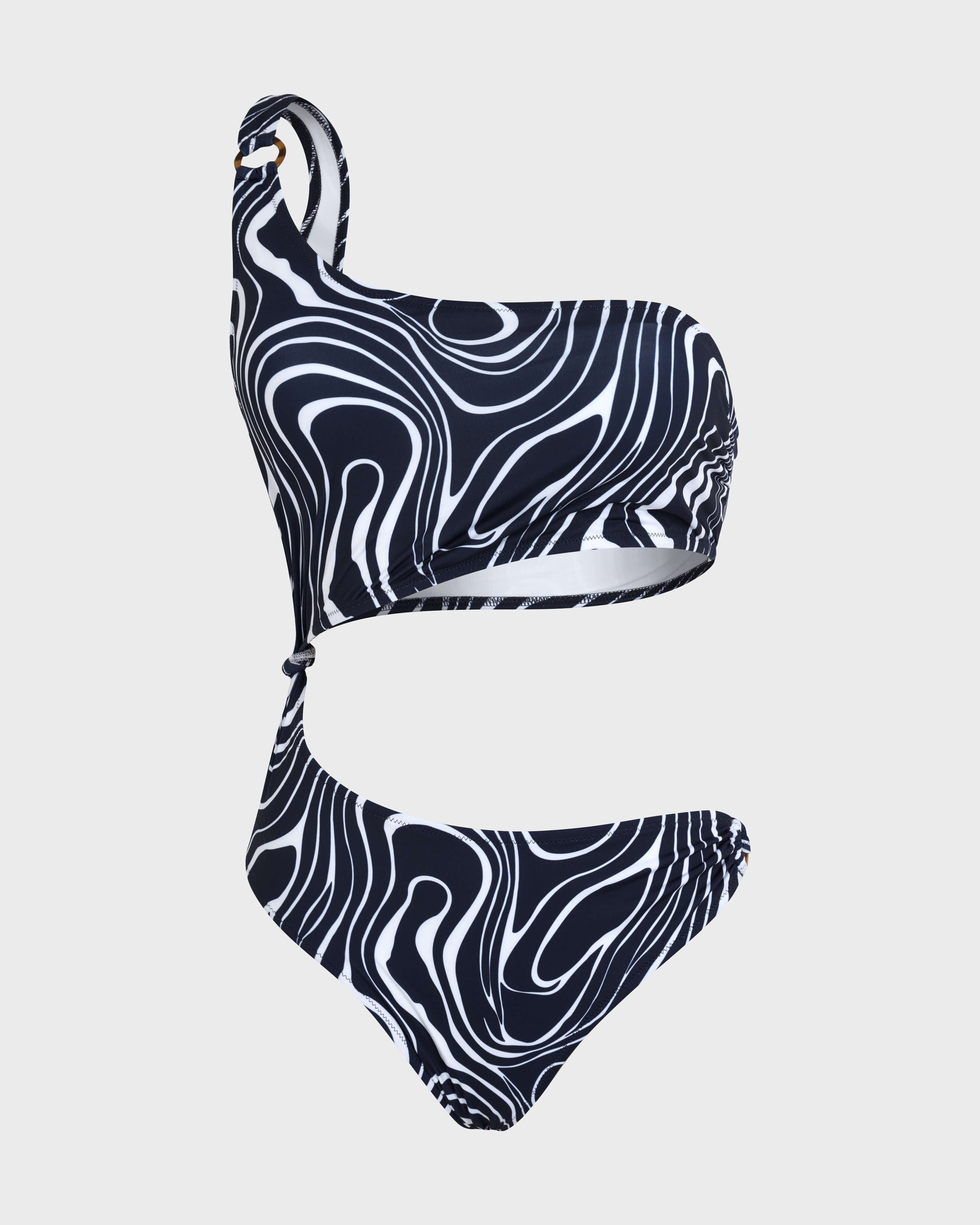Asymmetric One-piece swimsuit Orcas - Blue Navy / Vilebrequin New