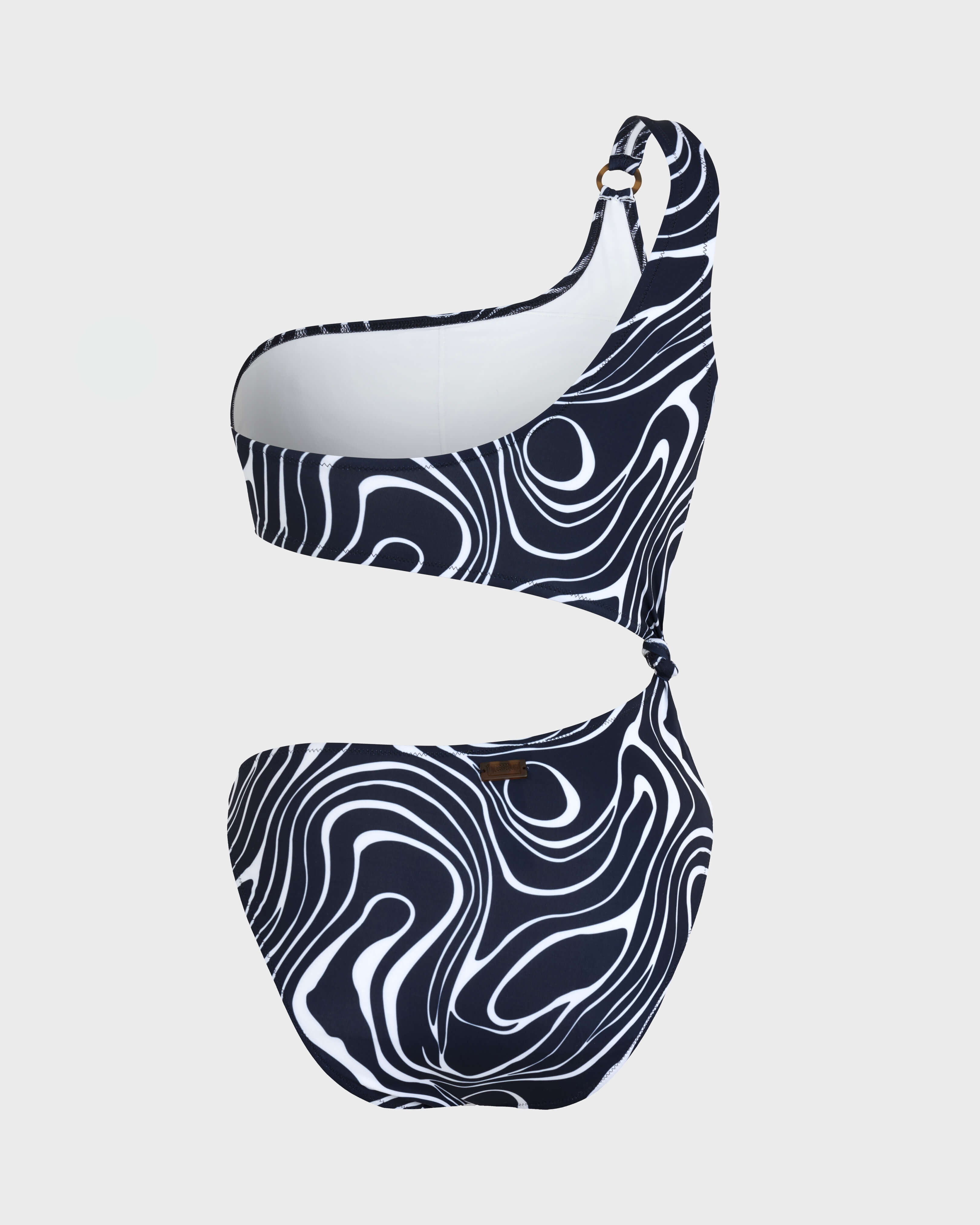 Asymmetric One-piece swimsuit Orcas - Blue Navy / Vilebrequin New