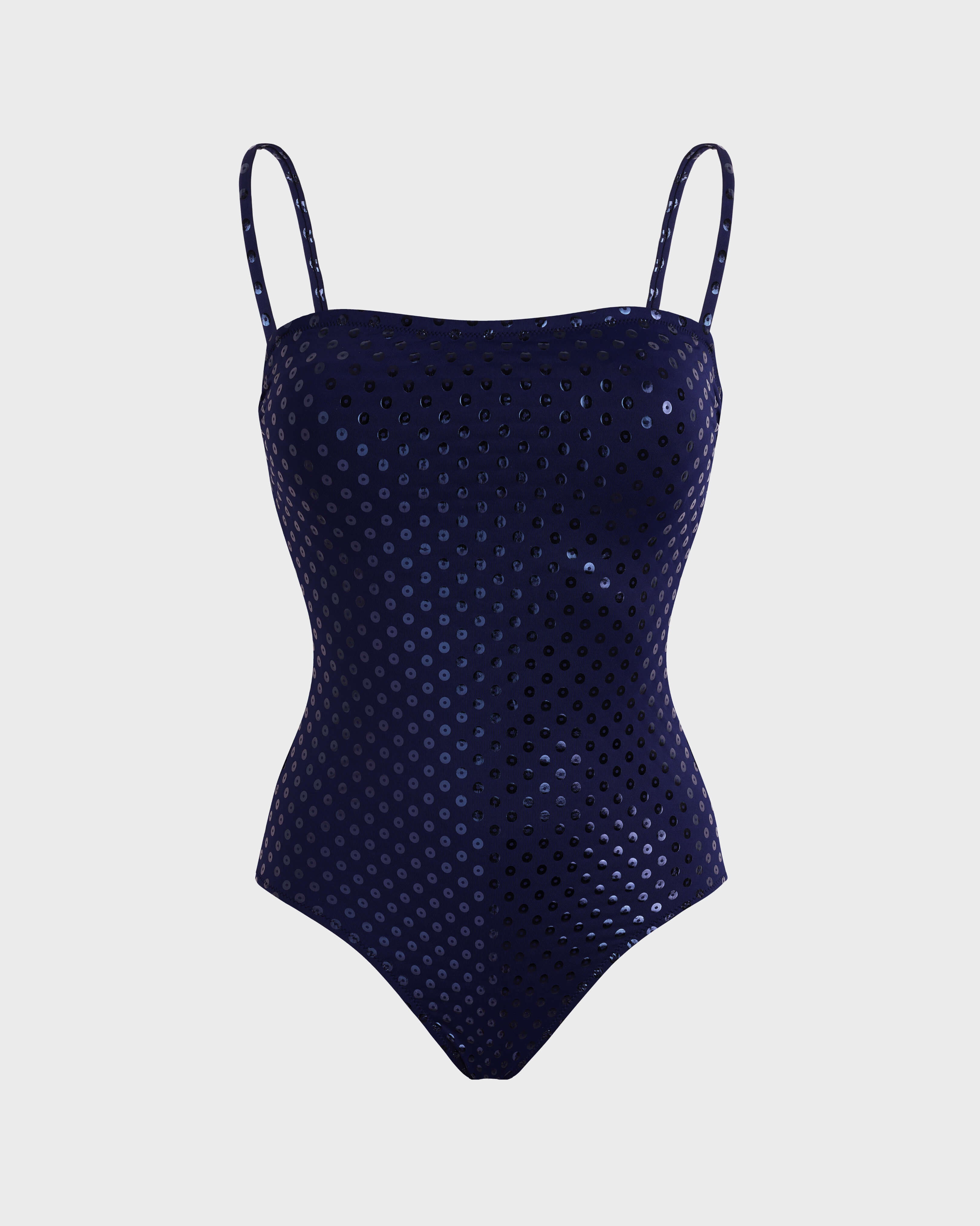 Bustier One-piece Swimsuit Relief Sparkling - Blue Navy / Vilebrequin Online