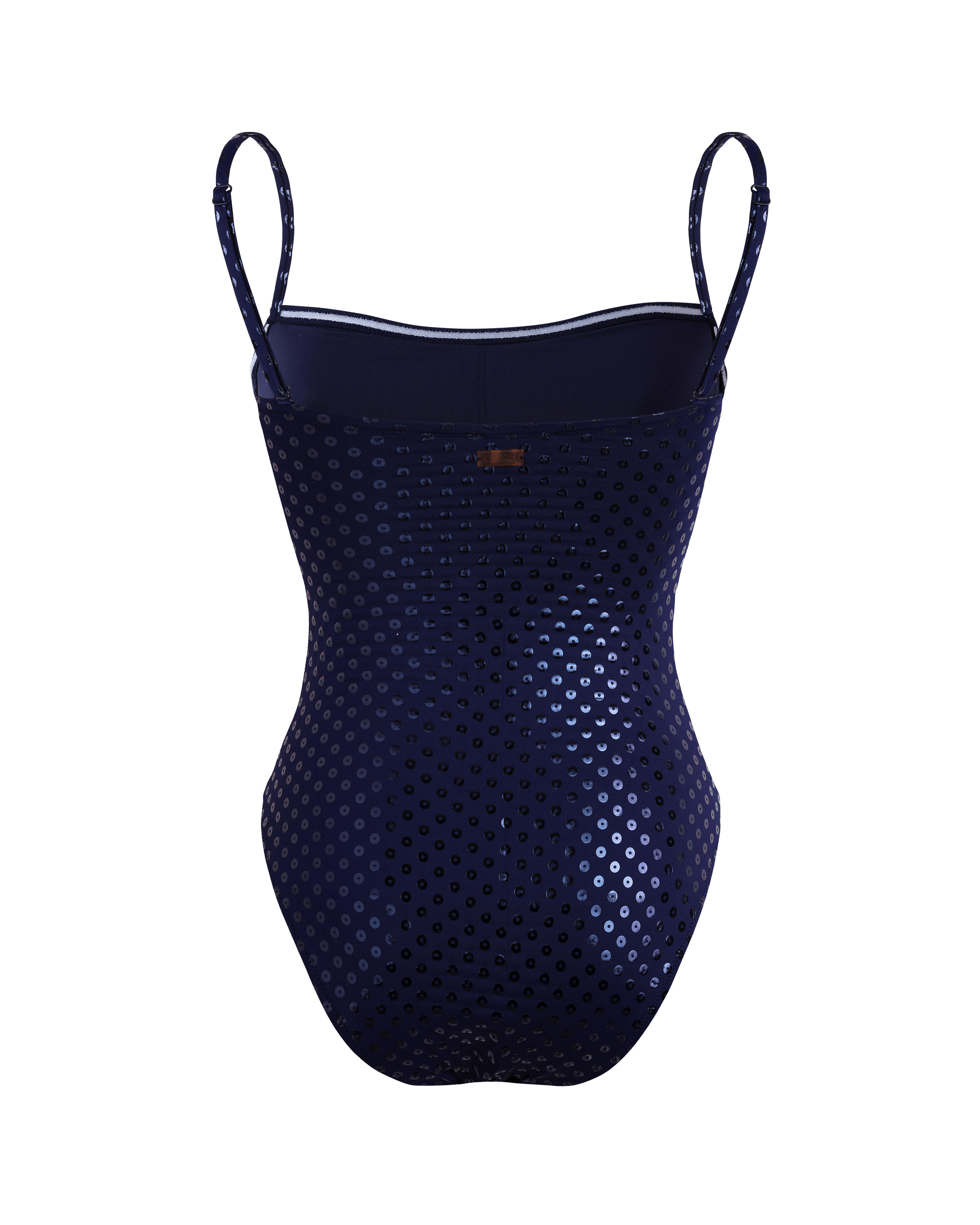 Bustier One-piece Swimsuit Relief Sparkling - Blue Navy / Vilebrequin Online