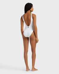 One-piece swimsuit Embroidered Flowers - White / Vilebrequin For sale
