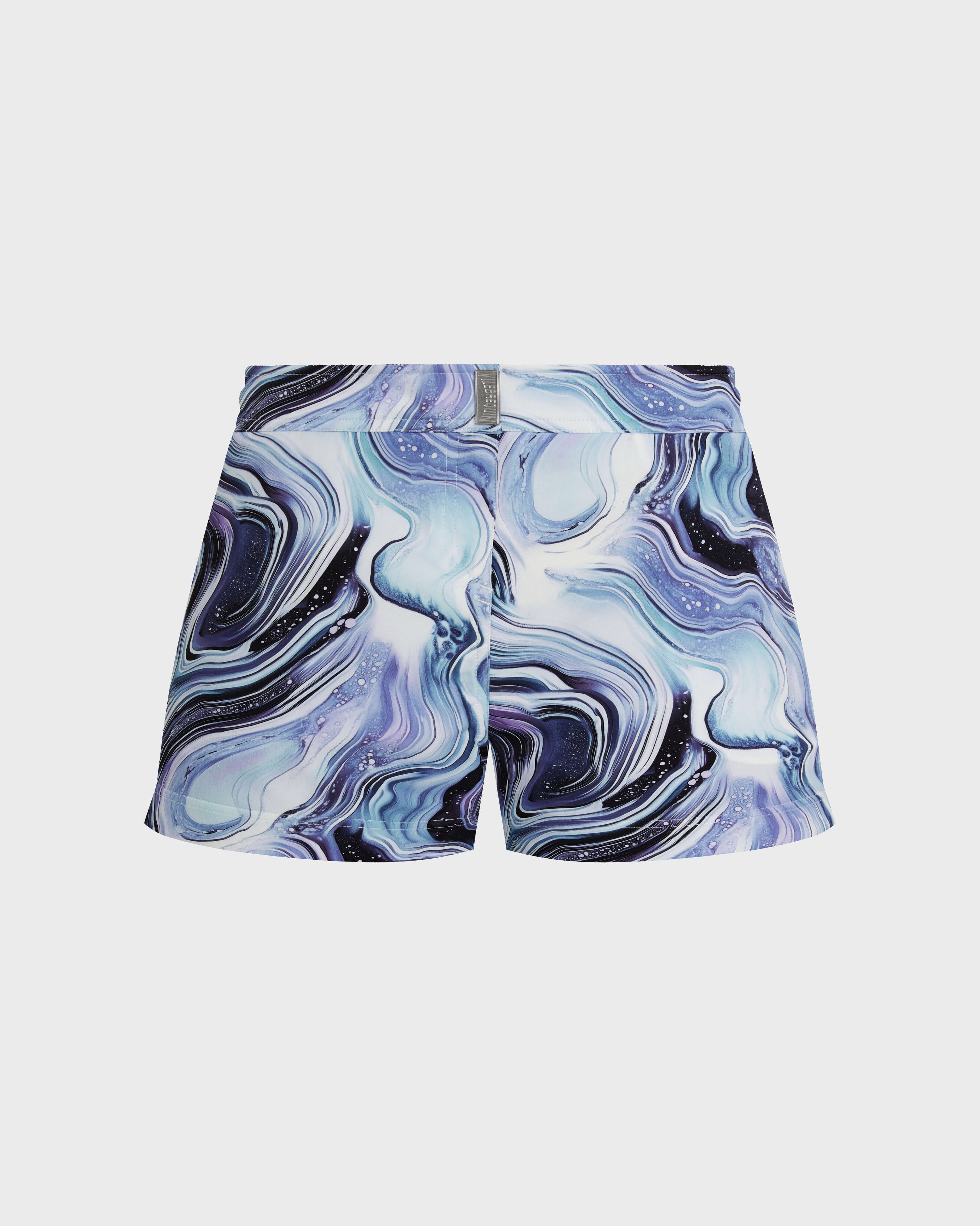 Flat belt Stretch Swim Trunks Marble - White / Vilebrequin New
