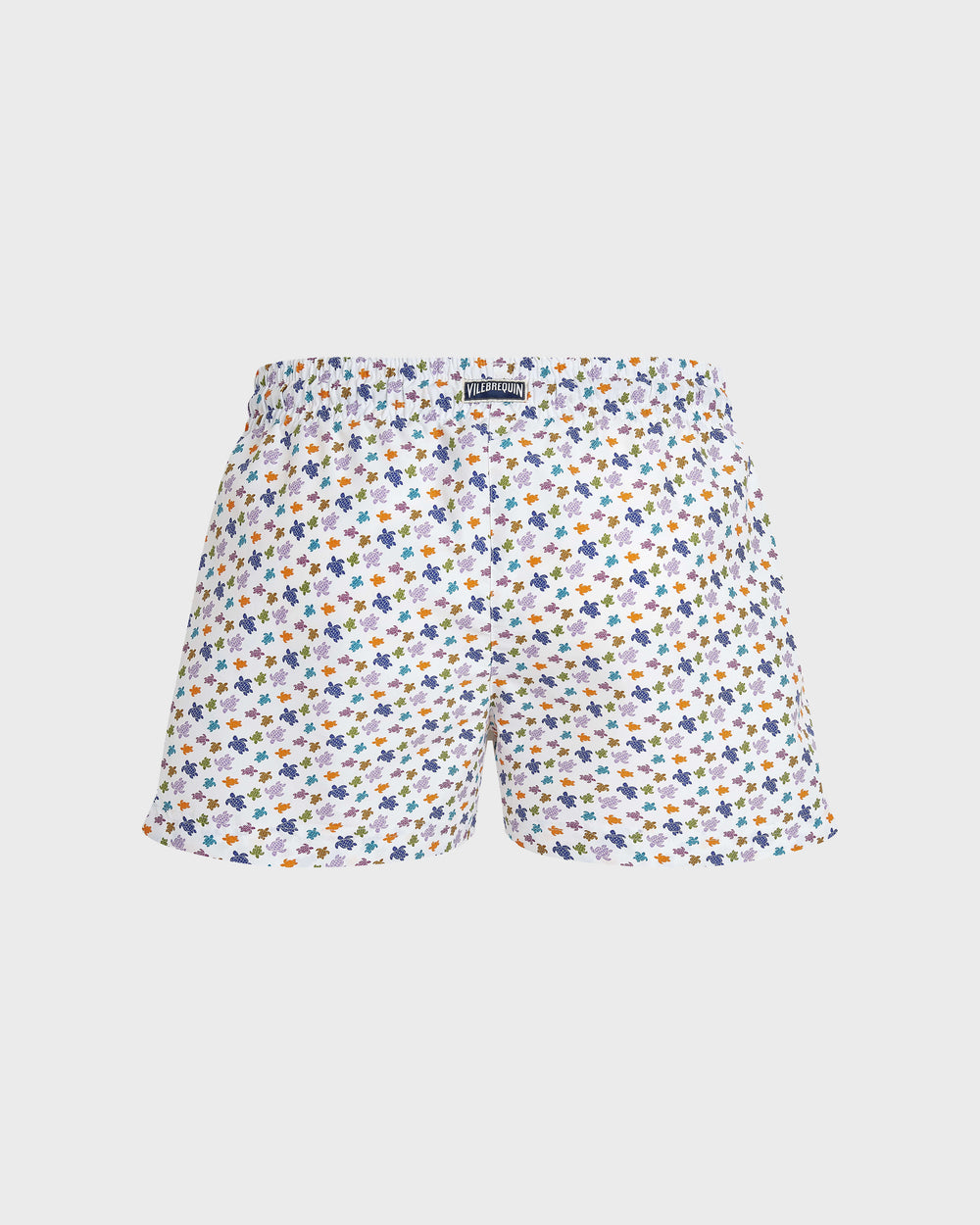 Swim Trunks Micro Ronde des Tortues - White / Vilebrequin For sale