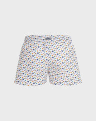 Swim Trunks Micro Ronde des Tortues - White / Vilebrequin For sale