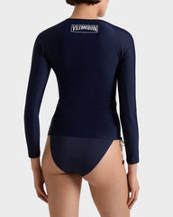 Rashguard Solid - Blue Navy Website | FYZC0R35 / Vilebrequin Online