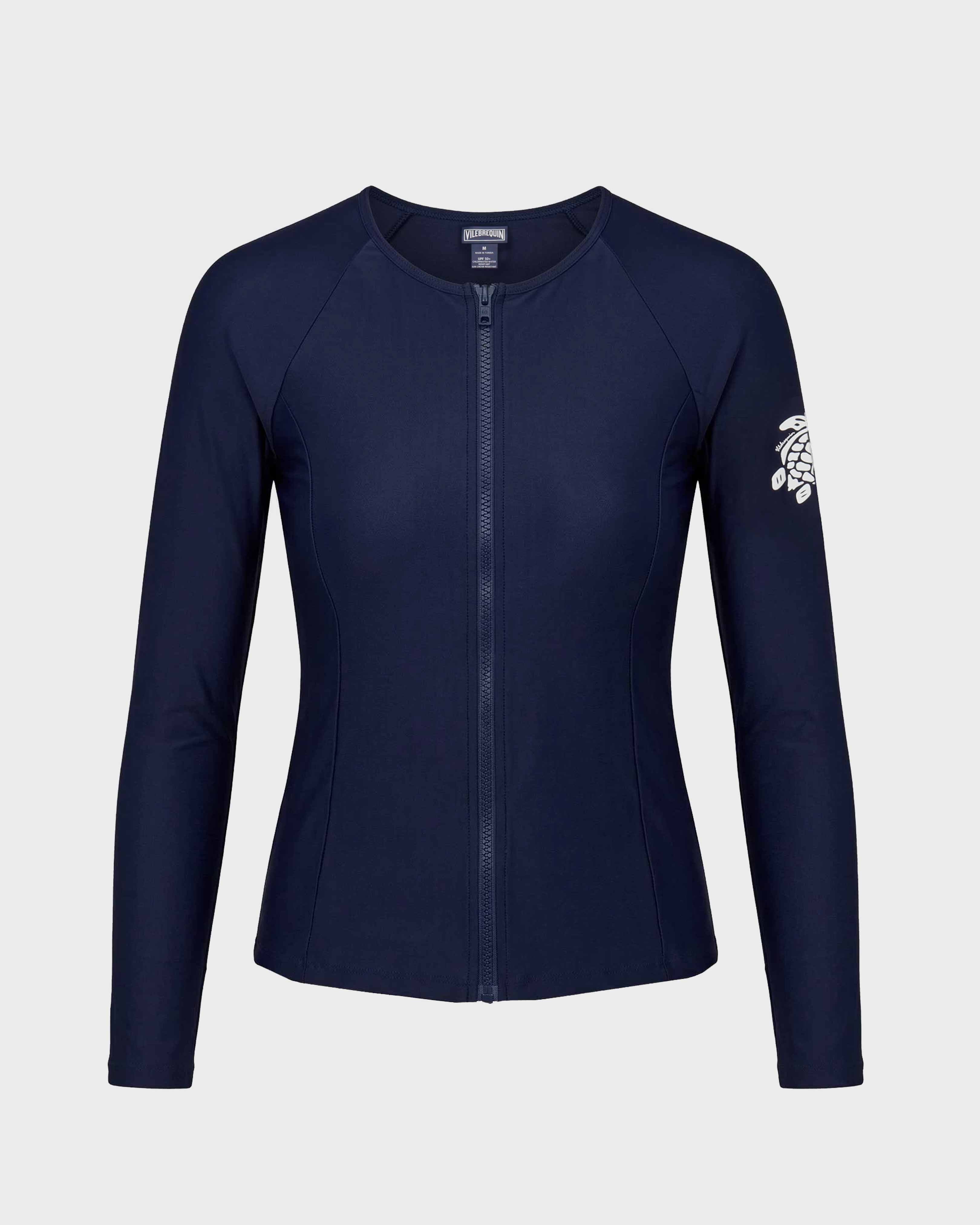 Rashguard Solid - Blue Navy Website | FYZC0R35 / Vilebrequin Online