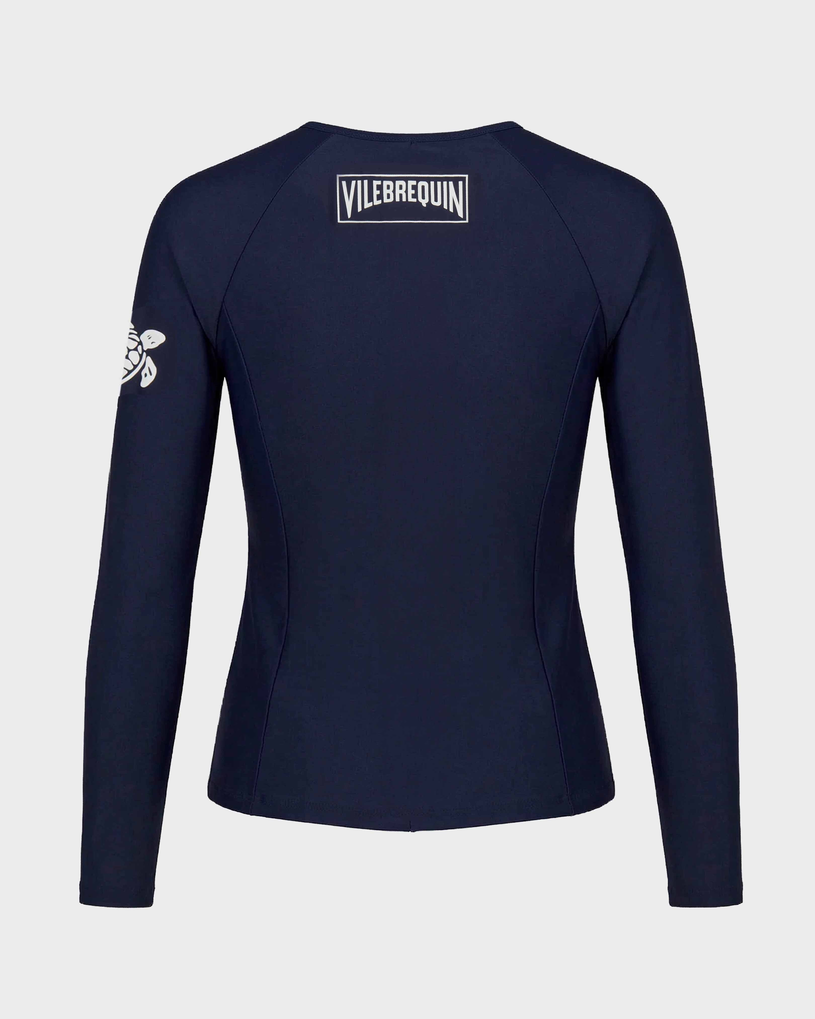 Rashguard Solid - Blue Navy Website | FYZC0R35 / Vilebrequin Online