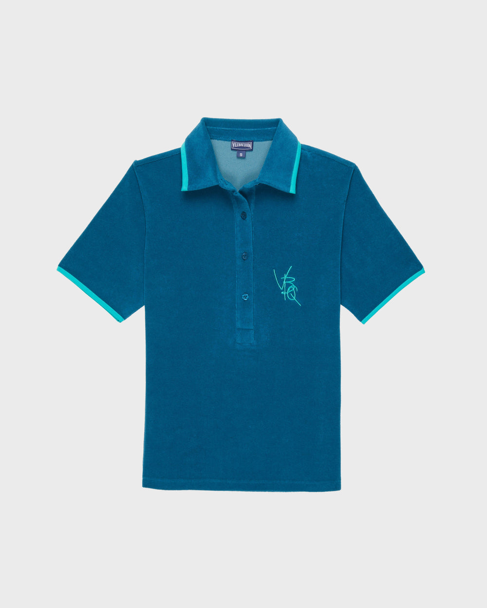 Terry Polo VBQ Line - Blue Peacock / Vilebrequin Sale