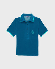 Terry Polo VBQ Line - Blue Peacock / Vilebrequin Sale