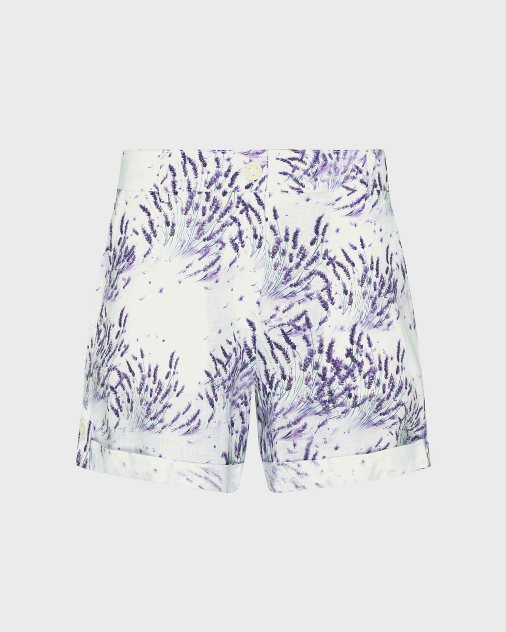 Linen Bermuda Shorts Lavender - White / Vilebrequin On sale