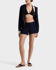 Terry Swim Shorts Solid - Blue Navy Shorts / Vilebrequin Outlet