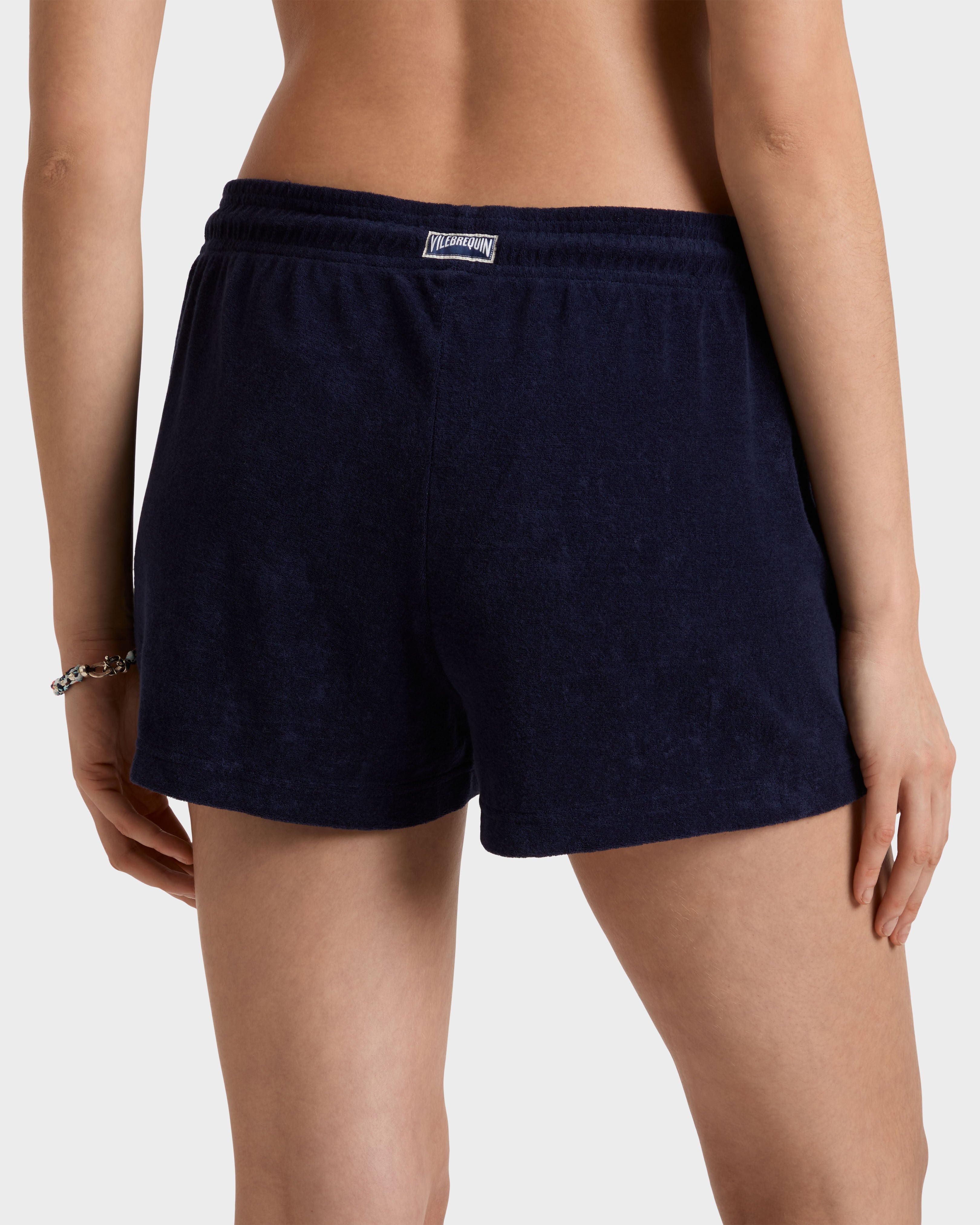 Terry Swim Shorts Solid - Blue Navy Shorts / Vilebrequin Outlet