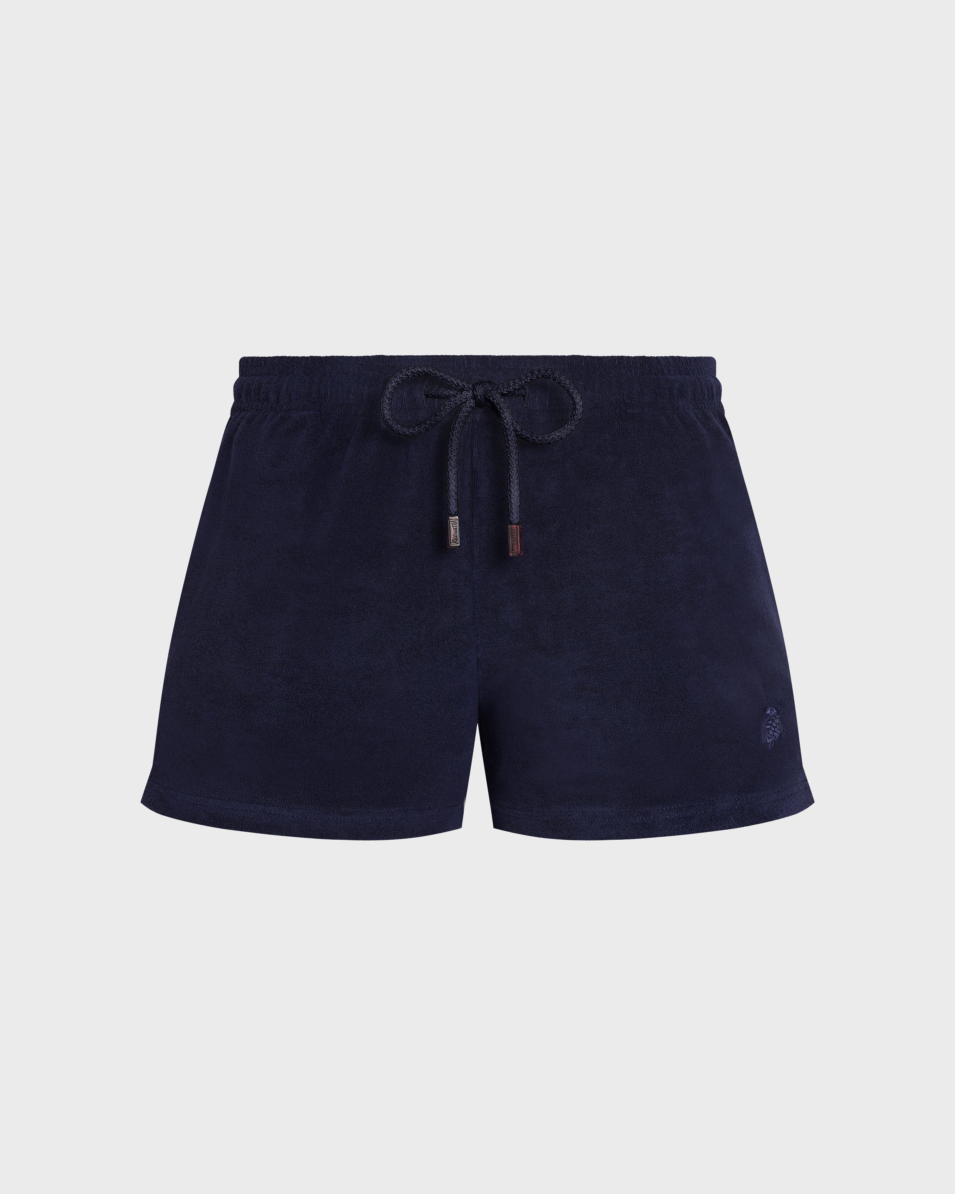 Terry Swim Shorts Solid - Blue Navy Shorts / Vilebrequin Outlet